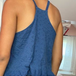 Blue tank top